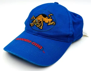 Vintage Cartoon Network Scooby-Dooby-Doo Loop Hook Hat Cap Adjustable Blue Logo - Picture 1 of 10