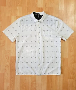 Volcom Classic Fit Embroidered Short Sleeve Button Down Shirt Large - Picture 1 of 9