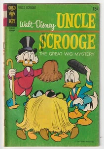 Gold Key Comics Walt Disney Onkel Scrooge #52 Comicbuch Große Perücke Geheimnis - Bild 1 von 2