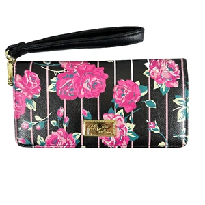 Cartera Muñequera Luv Betsey por Betsey Johnson Rosebud Floral Nueva sin Etiquetas - Imagen 1 de 11
