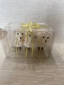 Jo-Ann Fabrics and Crafts Holiday Inspirations Accessory set of 3 sheep nib - Picture 1 of 3