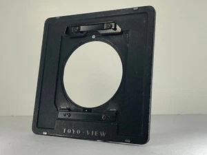 [Exc+5] Toyo View Lens Board 158mm x 158mm for Linhof board from JAPAN - Picture 1 of 12