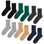 Mens Breathable Wool Dress Socks | Steven | Warm Knitted Ribbed Mid-Calf Socks