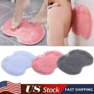 Shower Foot Massager Mat Bath Brush Exfoliating Feet Washer Scrubber Cleaner US - Picture 1 of 15