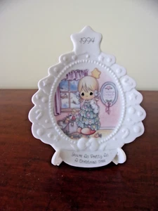 Precious Moments Sammelteller mit Ständer "Hübsch wie ein Weihnachtsbaum" - Bild 1 von 8