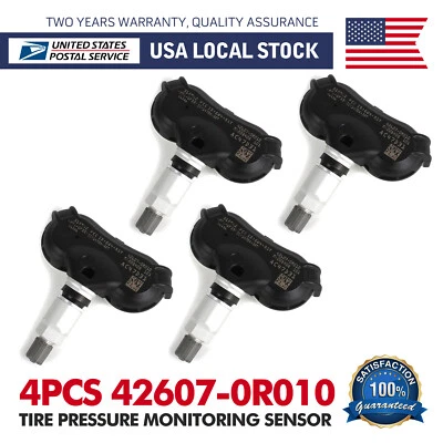 4PCS Premium OEM For 2013-2019 Toyota RAV4 TPMS Tire Pressure Sensor 42607-0R010 - Image 1 of 4