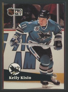 1991-92 Pro Set Kelly Kisio San Jose Sharks #479