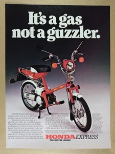 1981 Honda Express Scooter Vintage Druck Anzeige - Bild 1 von 1