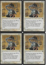MTG: SERRA BESTIARY Homelands COMMON; played, Excellent condition x4