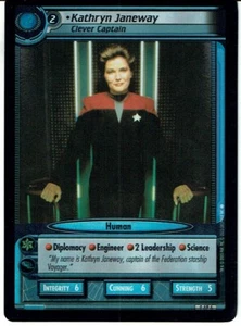 STAR TREK CCG 2E TO BOLDLY GO ARCHIVE PORTRAIT FOIL 0AP6 KATHYRN JANEWAY - Bild 1 von 1