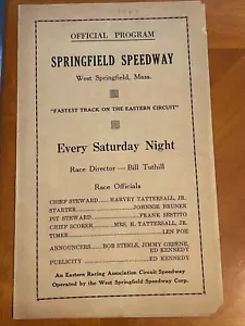 1947 ARDC Auto Race Program, Springfield Speedway, Massachusetts - Picture 1 of 6