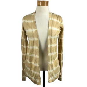 LOFT Women's Beige Long Sleeve Open Front Lightweight Cardigan Size Extra Small - Picture 1 of 23