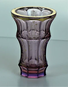 Alexandrit Glas Vas Ludwig Moser Josef Hoffmann Karlsbad Wiener Jugendstil 580/3 - Bild 1 von 9