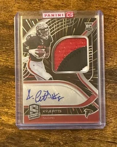 2021 Panini Spectra Hyper Rookie Patch Auto #216 Kyle Pitts /75 #X11229 - Picture 1 of 2