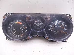 1980 Trans Am Gauge Instrument Cluster 0-80 MPH Speedo 6K Tachometer GM 6496320 - Picture 1 of 14
