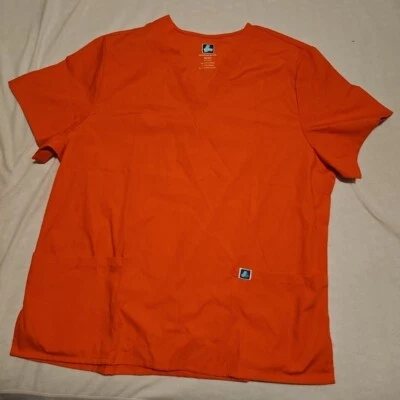 Adar Orange SCRUB TOP  Size 2XL - Image 1 of 4