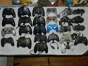 Lot of 26 Various Untested Game Controllers - As Is - Picture 1 of 3