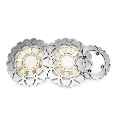 For Triumph Front Rear Brake Rotors STREET TRIPLE 675 R 08-12 DAYTONA 675 06-12 - Image 1 of 4