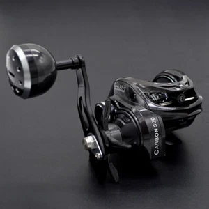 CAMEKOON 300 Baitcast Reel Saltwater Fishing 10+1 BBs Carbon Frame High Capacity - Picture 1 of 17