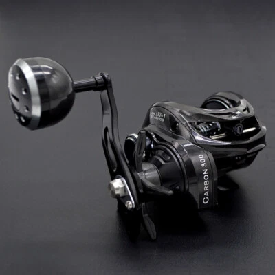 CAMEKOON 300 Baitcast Reel Saltwater Fishing 10+1 BBs Carbon Frame High Capacity - Image 1 of 4