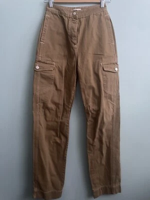 Topshop Women's Size 2 Straight Cropped Light Wash High Rise Jeans - Image 1 of 2