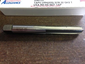 5/16"-32 GH3 HIGH SPEED STEEL 4 FLUTE TAPER TAP USA - Bild 1 von 1