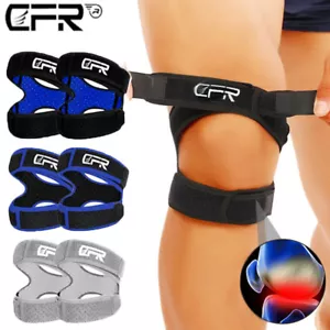 Knee Brace Support Patella Stabilizer Strap Arthritis Tendon Pain Relief Running - Picture 1 of 15