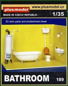 Modelo Plus Baño Horno Baño Horno WC Fregadero Diorama Accesorios 1:35 - Imagen 1 de 2