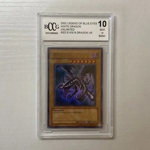 Yu-GI-Oh - Graded/PSA 10 LOB-070 Red Eyes B. Dragon - 2002 MINT - North American - Picture 1 of 7