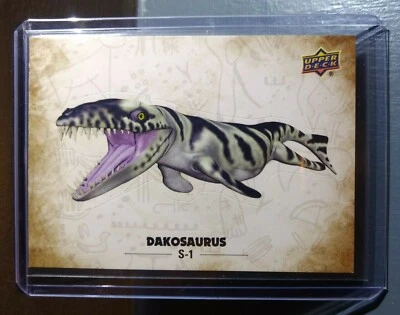 2015 Upper Deck Dinosaurs Dakosaurus #S-1 Trading Sticker Card - Image 1 of 2