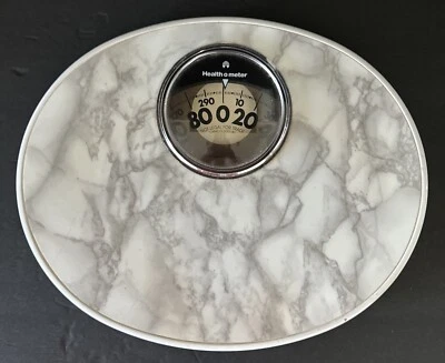 Health O Meter Bathroom Scale Faux Marble Design 300 lbs Mechanical Dial Type - Image 1 of 4