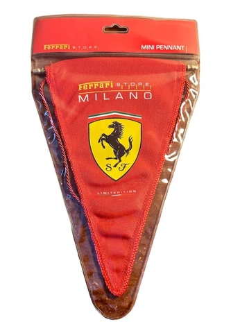 Ferrari Store MILANO Mini Pennant LIMITED EDITION Wall Decor Licensed NWT! Cover