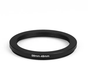 58 MM - 48 MM Filter Adapter Step Down Adapter 58-48 - Picture 1 of 1