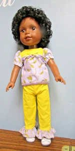 Sunny Pants Set made to fit 14.5" Wellie Wishers dolls - Picture 1 of 3