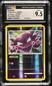 CGC 9.5 MINT+ Haunter 2009 Arceus 41/99 Reverse Holo Pokemon Card - Picture 1 of 2