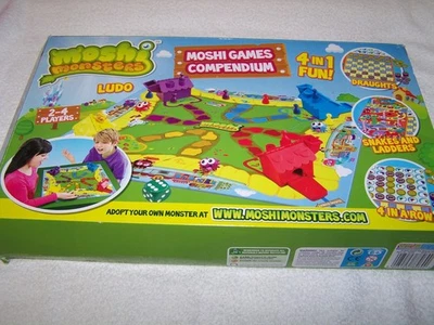 VGC Moshi Monsters Moshi Games Compendium 4 Games In 1 By Vivid Games - Image 1 of 2