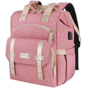 Backpack for Women,Wide Open Work Large USB Charging Port Student Bookbag for... - Picture 1 of 7