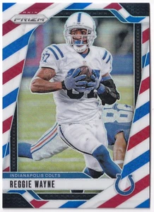 Panini NFL Prizm 2024 Reggie Wayne Red, White & Blue Prizm - Bild 1 von 2