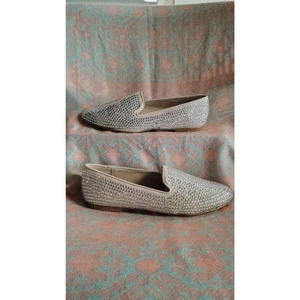 Mocasines para mujer Steven by Steve Madden gris con estrás tachuelas talla 9M - Imagen 1 de 8