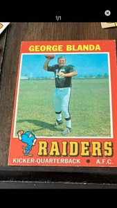 1971 Topps - George Blanda #39 - Picture 1 of 1