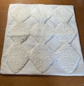 Ikea Jattebjork Euro Sham MCM Retro 25x25 Elfenbein Boho - Bild 1 von 6