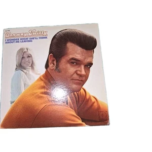 Conway Twitty I Wonder What She'Ll Think About Me Leaving LP Vinyl Record Album - Picture 1 of 3