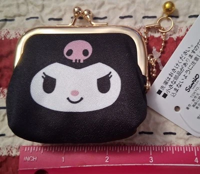 Chaveiro Sanrio Kuromi bolsa moeda - Novo com etiquetas - Imagem 1 de 4