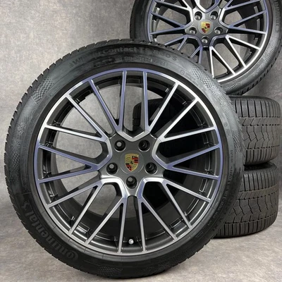 Winterräder Porsche Cayenne Coupé E3 21" Original RS Spyder Felgen 9Y0044630H - Bild 1 von 4