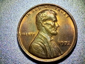 1972 💥BU/RD💥 Lincoln Memorial Cent Doubling on Obverse & Reverse. Stunning 🔥 - Picture 1 of 12