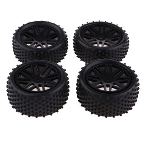4x RC Buggy Wheel Tires Tyre for RC Car HSP HPI AXIAL - Picture 1 of 7