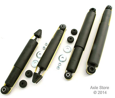 4 amortiguadores nuevos aptos para Ford F150 1980-1989 modelos 4x4 solamente, exc. Opción Quad Shock Foto 1 de 4