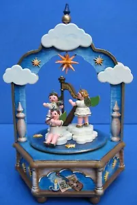 Spieluhr Engelsorchester Engel Hubrig Erzgebirge Stille Nacht...Spieldose +Bonus - Bild 1 von 1