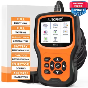 AUTOPHIX 7910 ABS SRS DPF Oil Diagnostic All System Car OBD2 Scanner Code Reader - Picture 1 of 8