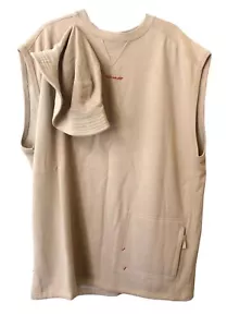 FUBU Sleeveless Pullover Sweater Men's Size 2XL With Bucket Hat - Picture 1 of 3